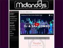 Tablet Screenshot of midlanddjs.com